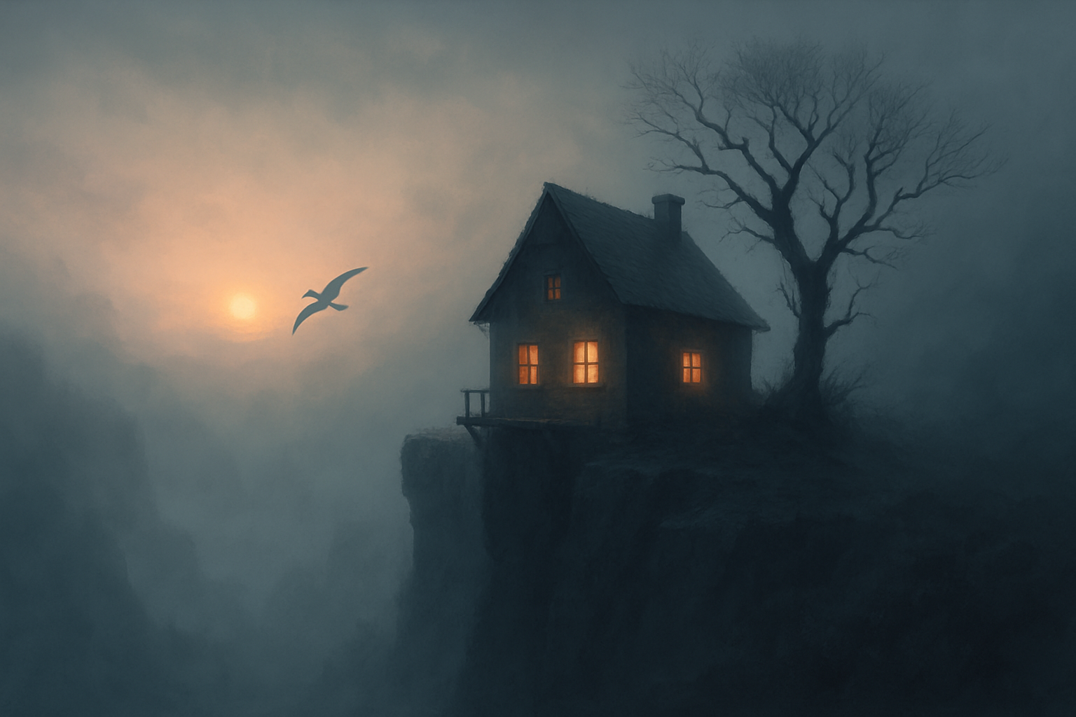 Imagen destacada del blog "El descanso del onironauta", donde un cielo estrellado abraza el horizonte en un instante de quietud poética. Esta imagen representa el espíritu del blog: sueños lúcidos, símbolos naturales y exploración interior.