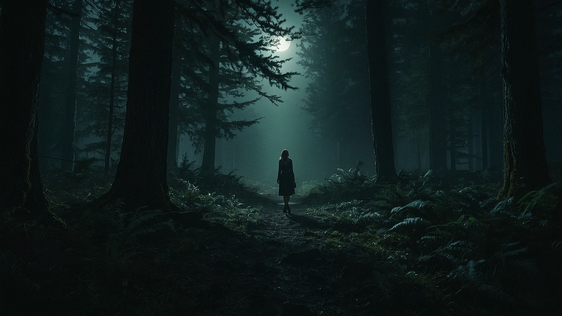 Ella caminaba sola entre los árboles, como si buscara en las sombras un reflejo que aún no conocía. El bosque respiraba con ella, guardando un silencio expectante. Lo que estaba por aparecer cambiaría el rumbo de sus pasos.