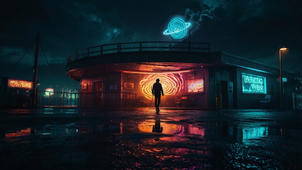 Una huida nocturna que se convierte en club y termina siendo un rito. Averno es memoria, cuerpo y música bajo luces de neón.