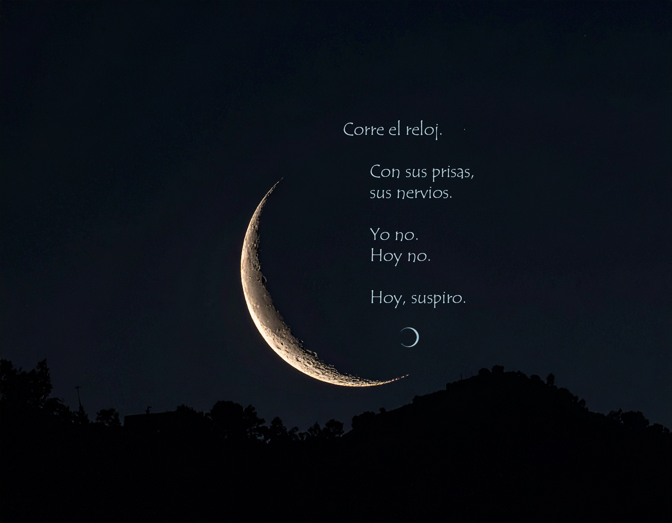 Hoy, suspiro.
